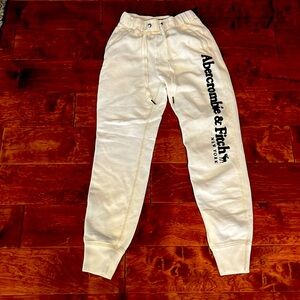 Abercrombie Off White Sweats